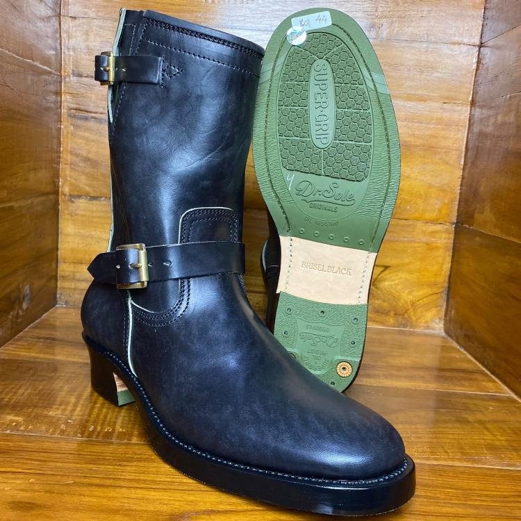 Briselblack 10” Engineer Boots “The Keeper” 3.0   Unstructured Toe Box